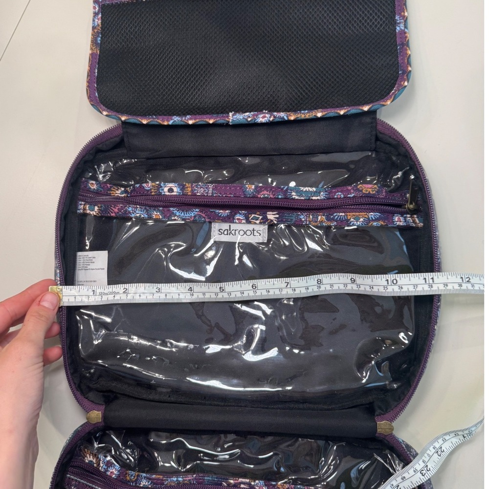 NWT sakroots On The Go Hanging Toiletry Bag Purple Spirit Travel Organizer - Picture 5 of 8
